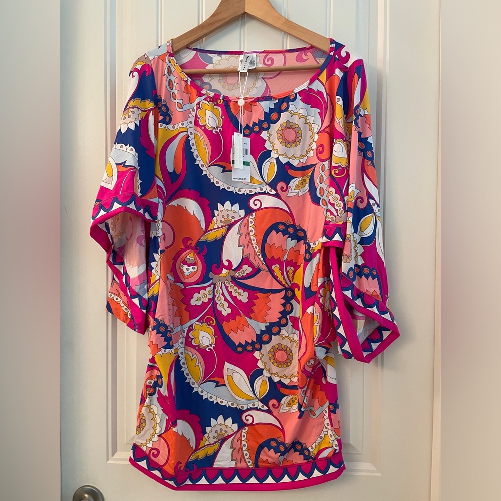 Trina Turk NWT Sevilla tunic Size L